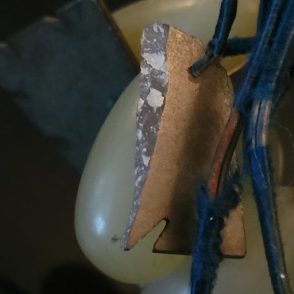 Vintage MCM Jade Grape Cluster Polished Stone Grapes, Stone Fruits - Picture 6 of 6